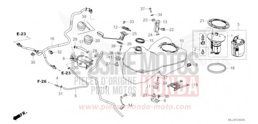 RESERVOIR A CARBURANT GL1800DAP de 2023